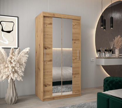 Liberty Tokyo I Sliding Door Wardrobe 100cm