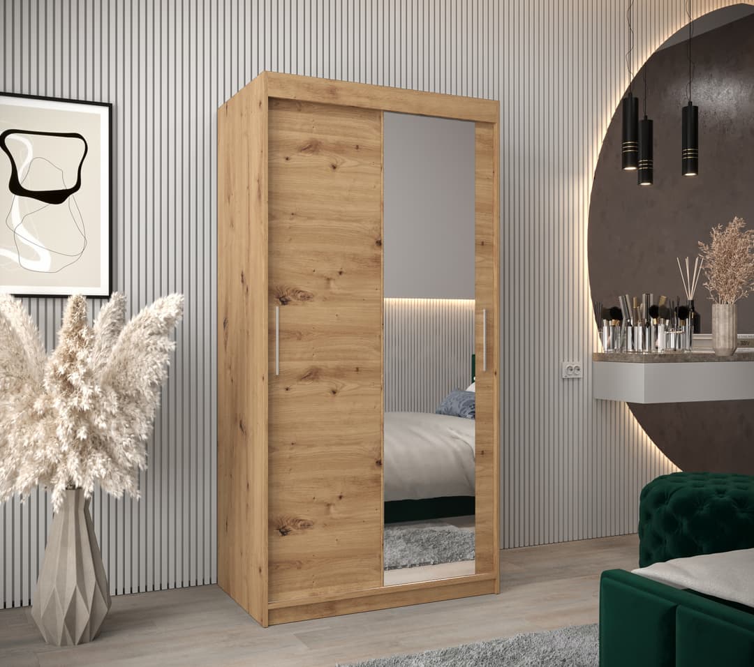 Liberty Tokyo II Sliding Door Wardrobe 100cm
