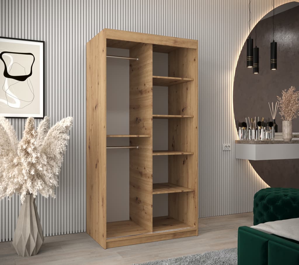 Liberty Boliwia Sliding Door Wardrobe 100cm