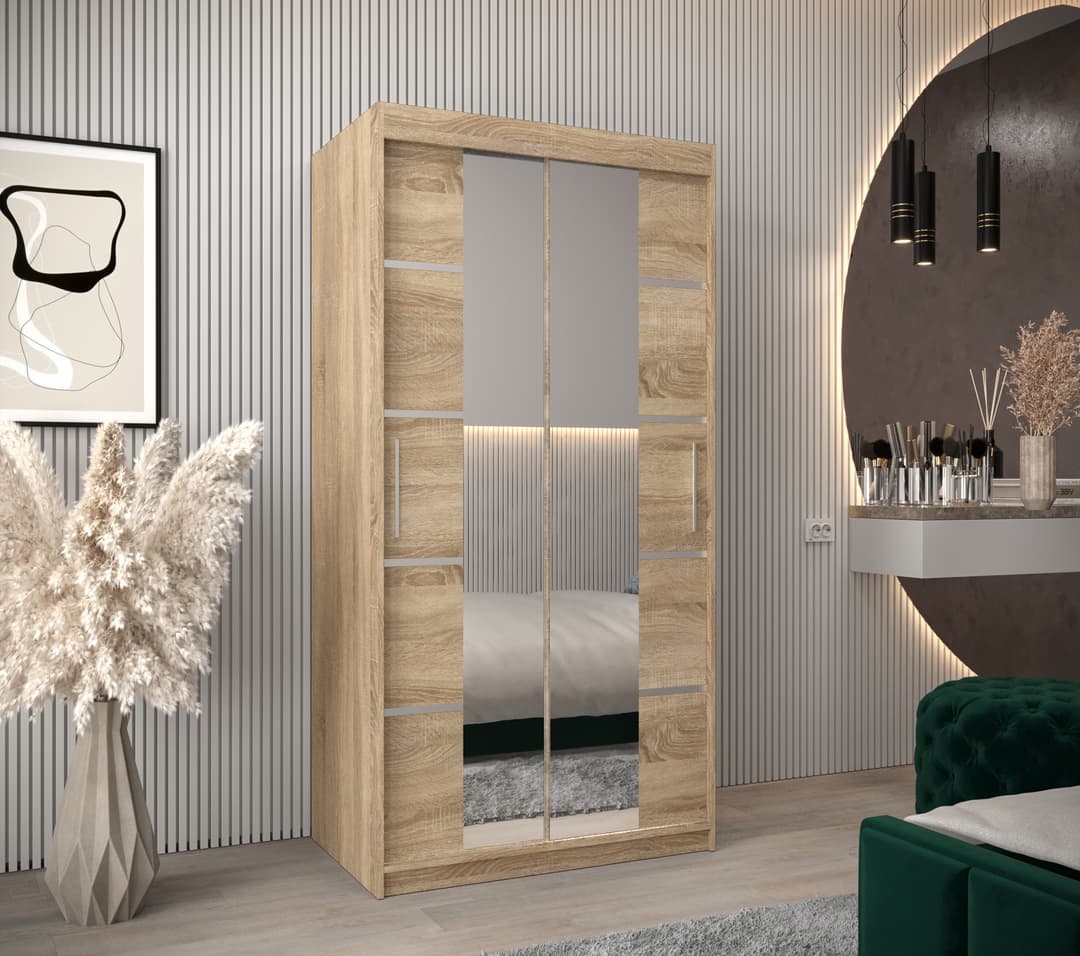 Liberty Verona 04 Sliding Door Wardrobe 100cm