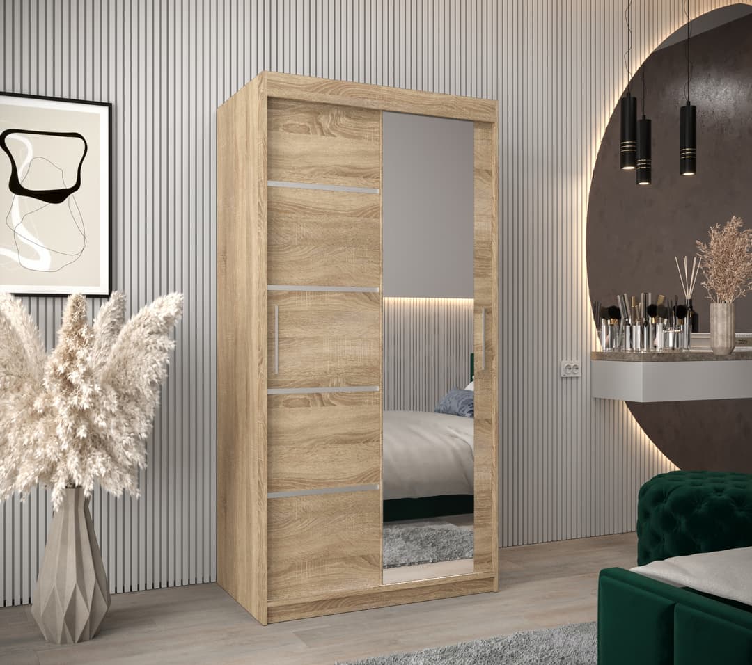 Liberty Verona 02 Sliding Door Wardrobe 100cm