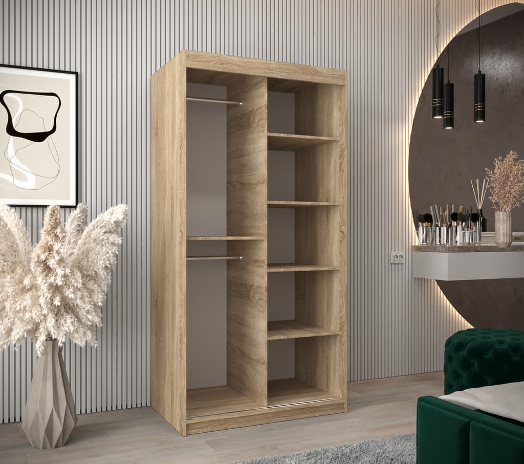 Liberty Boliwia Sliding Door Wardrobe 100cm