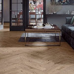 Timba Floor Engineered 14x110mm French Chateau Oak Herringbone 5G Real Wood Flooring 2065