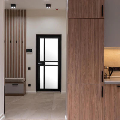Internal Black Pre-Finished Greenwich Glazed Door