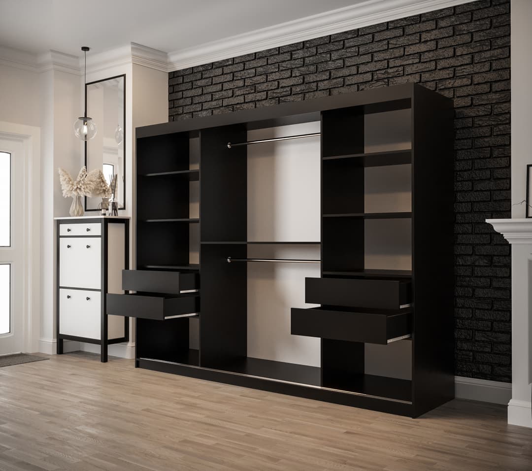 Liberty Tilburg Sliding Door Wardrobe 250cm