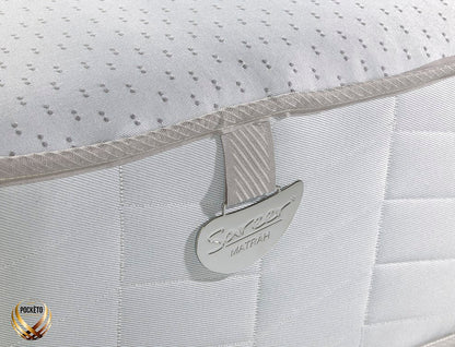 Sareer Pocketo 6ft Kingsize 1000 Pockets Cool Blue Memory Mattress