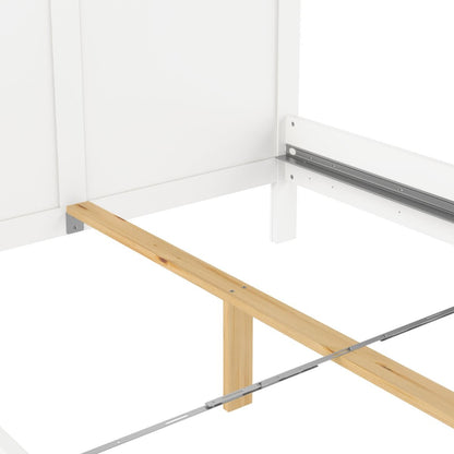 Liberty Luxury White Wooden Double Bed
