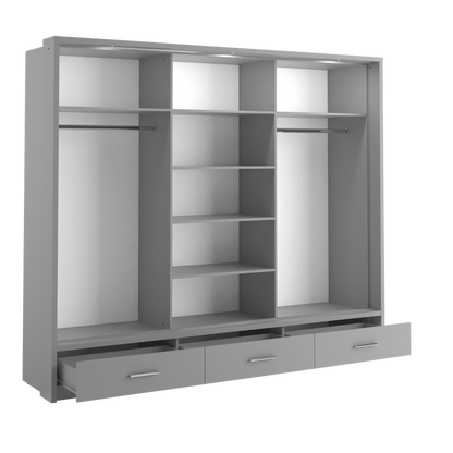 Liberty Arti 23 - 3 Sliding Door Wardrobe 250cm