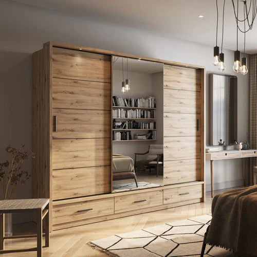 Liberty AR-01 Sliding Door Wardrobe 250cm 3 Door