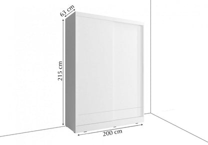 Liberty Arti 24 - 2 Sliding Door Wardrobe 200cm