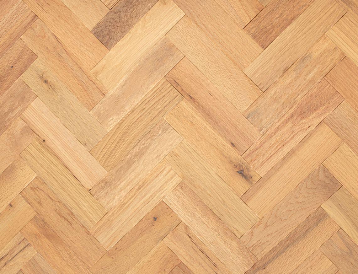Liberty Wood Herringbone Real Wood 10mm Engineered Flooring Natural Oak Brushed UV Oiled Finish