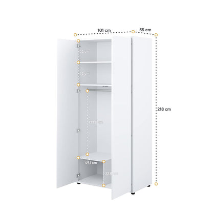 Liberty Bed Concept BC-20 Hinged Door Wardrobe 101cm