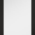 Internal Black Clear Glazed Melrose Pre-Finished Door Industrial Style
