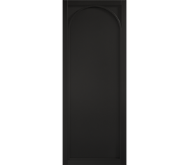 Internal Black Melrose Pre-Finished Door Panelled Industrial Style