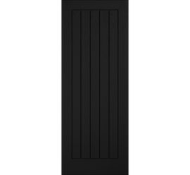 Internal Black Mexicano Pre-Finished FD30 Fire Door
