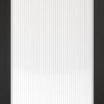 Internal Black Reeded Glazed Melrose Pre-Finished Door Industrial Style