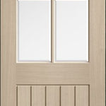 Internal Blonde Oak Mexicano Clear Bevelled Glazed Pre-Finished Door