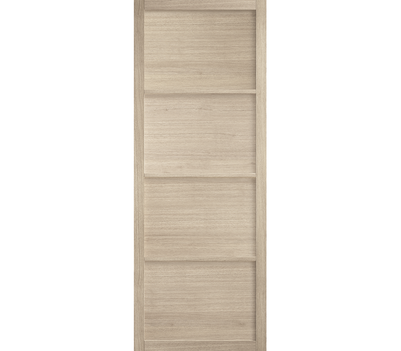 Internal Urban Blonde Oak Soho Pre-Finished Door 4 Panelled
