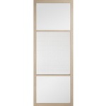 Internal Urban Blonde Oak Reeded Glazed 3L Sutton Pre-Finished Door