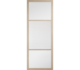 Internal Urban Blonde Oak Reeded Glazed 3L Sutton Pre-Finished Door