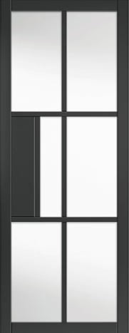 Liberty Internal Civic Black Glazed Door