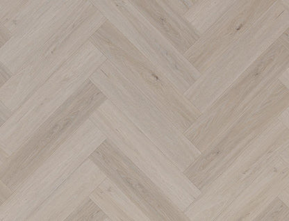 Liberty Lux Compton Light Grey Oak 5mm SPC Luxury Vinyl Flooring Herringbone