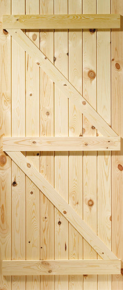 External Pine Gate Ledged & Braced