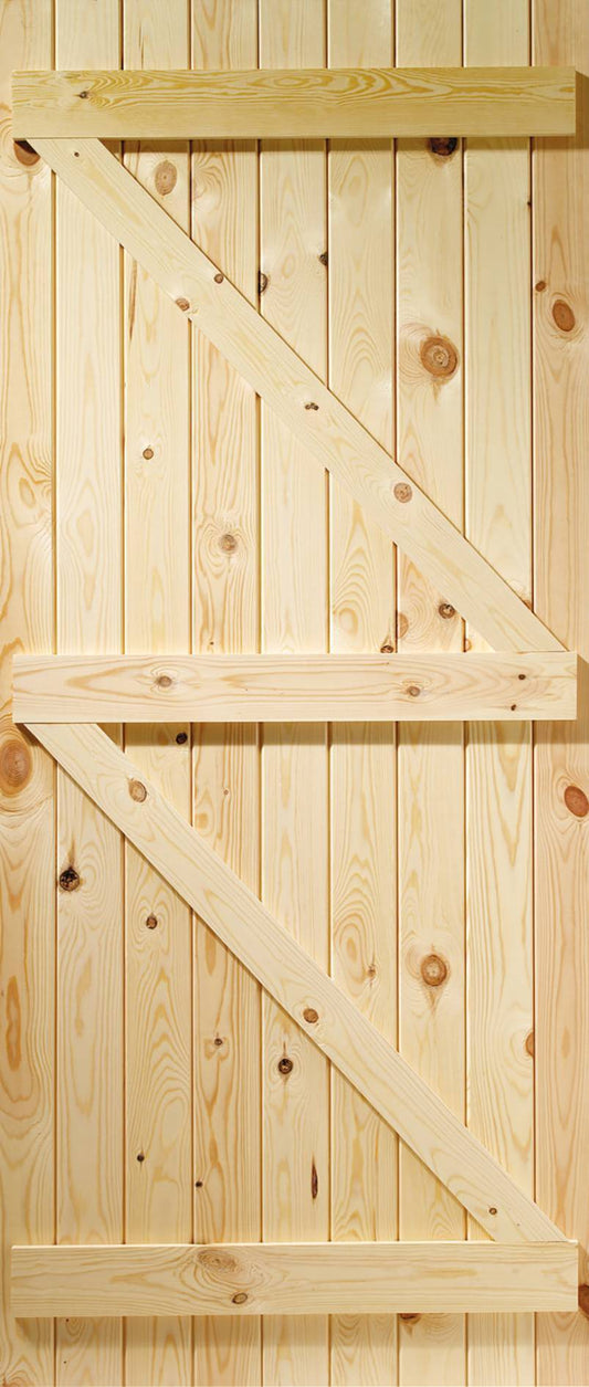 External Pine Gate Ledged & Braced