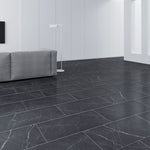 FAUS  Industry Tile Black Marble Tile 8mm Laminate Floor