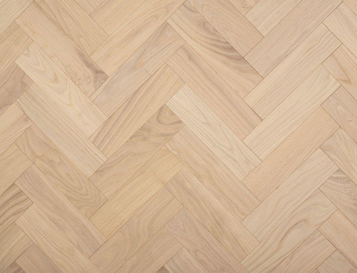 Liberty Wood Herringbone Real Wood 10mm Engineered Flooring Invisible Oak UV Oiled