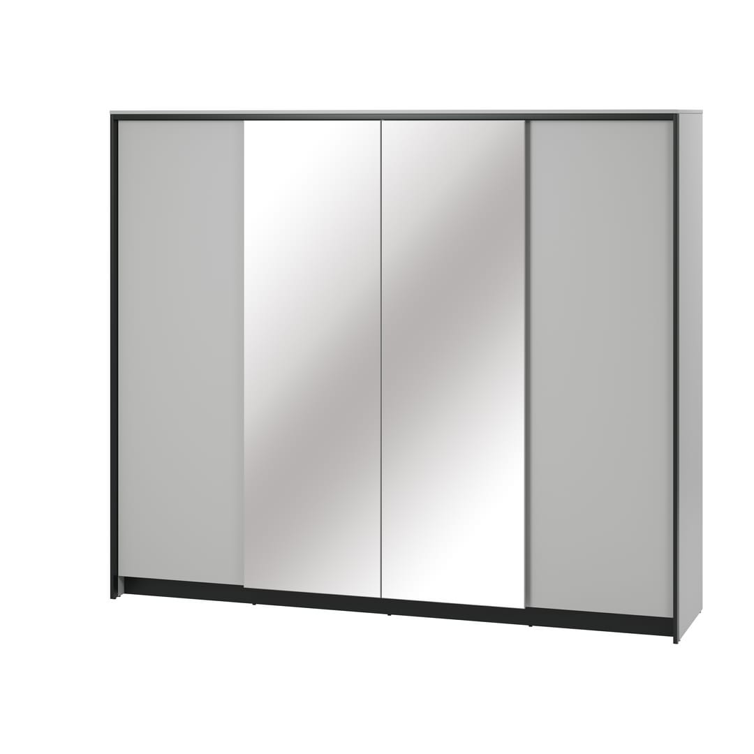 Liberty Gris Hinged Door Wardrobe 250cm