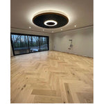 Brooks Floor Herringbone 15/4 x 120mm Smooth Matt Lacquered MultiPly 15mm Engineered Wood Flooring.