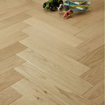 Brooks Floor Herringbone 15/4 x 120mm Smooth Matt Lacquered MultiPly 15mm Engineered Wood Flooring.