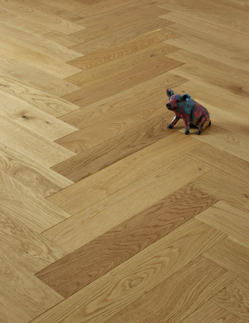Brooks Floor Herringbone 15 X 120mm Brushed UV Oiled MultiPly 15mm Engineered Wood Flooring
