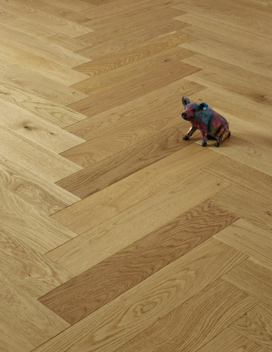 Brooks Floor Herringbone 15 X 120mm Brushed UV Oiled MultiPly 15mm Engineered Wood Flooring