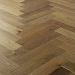 Brooks Floor Herringbone 15x120mm Smoked UV Oiled MultiPly 15mm Engineered Wood Flooring
