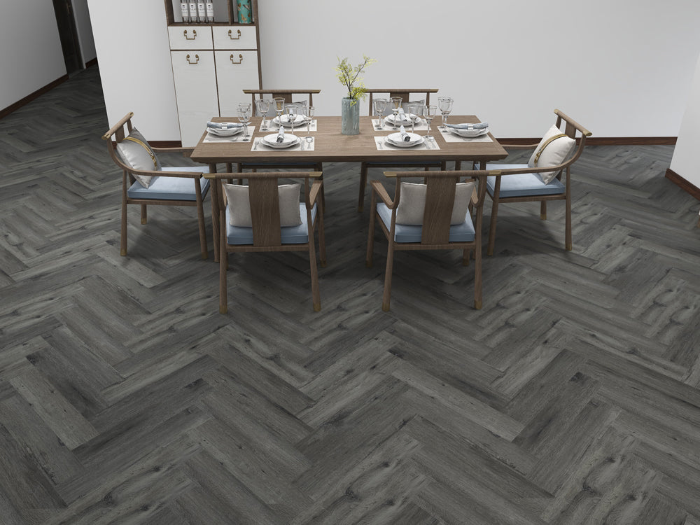 Liberty Xylo Westminster Herringbone Finca Click SPC 5mm Lifestyle Vinyl Flooring