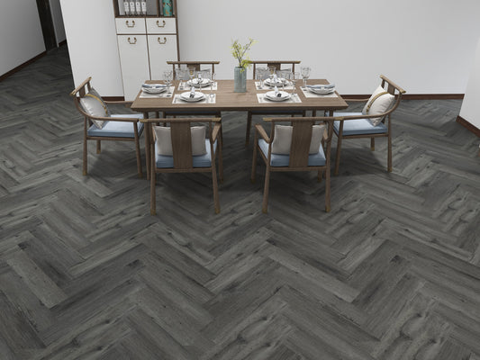Liberty Xylo Westminster Herringbone Finca Click SPC 5mm Lifestyle Vinyl Flooring