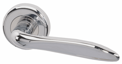 Drava Standard Door Handle Pack Chrome/Satin Chrome with 75mm Latch