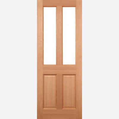 External Hardwood Malton Glazed Frosted 2L Door