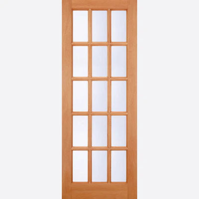 External Hardwood SA 15L Clear Glazed Door