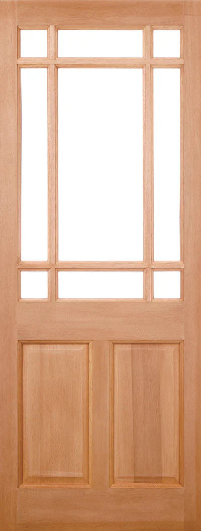 External Hardwood Warwick M&T Unglazed Door
