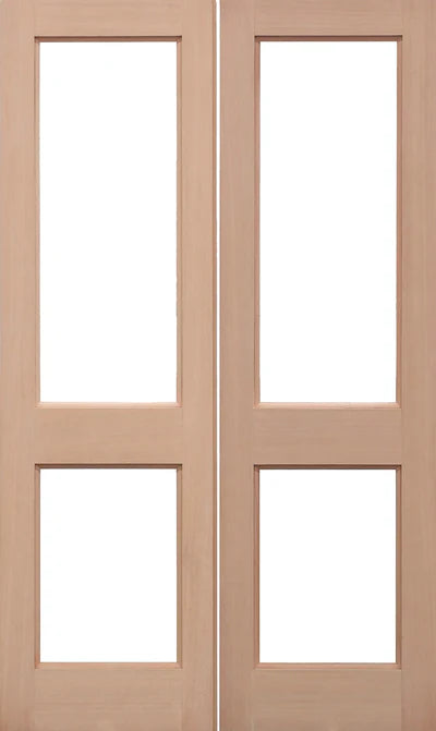 External Hemlock Unglazed 2XGG Pairs Door