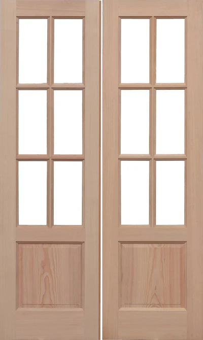 External Hemlock Unglazed GTP2P Pairs Door