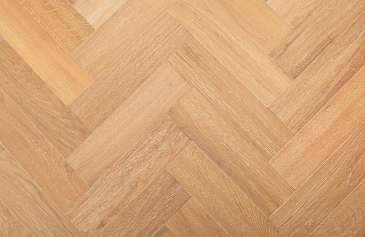 Liberty Wood Herringbone Real Wood 10mm Engineered Flooring White Oak Brushed Lacquered Finish