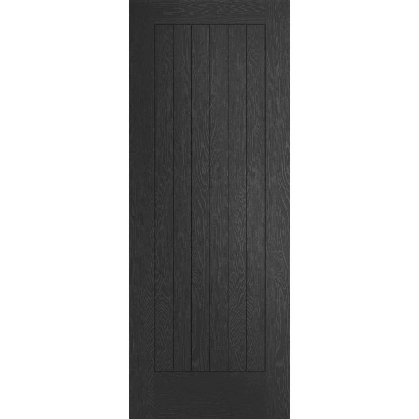 XL Joinery Internal Black Door Suffolk Panelled Fully Finished