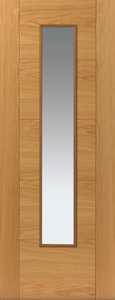 Liberty Internal Oak Emral Glazed Fire Door