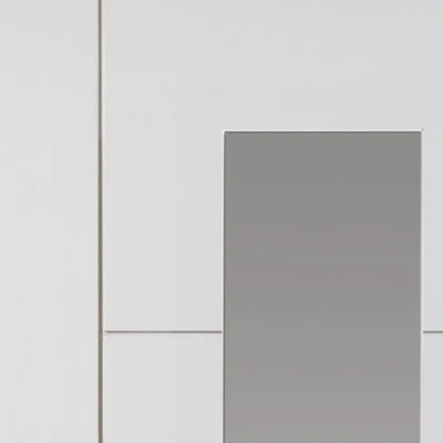 Liberty Internal Tigris White Slim Glazed Primed Door