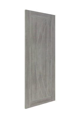 Internal White Grey Salerno Prefinished Panelled Fire Rated Door