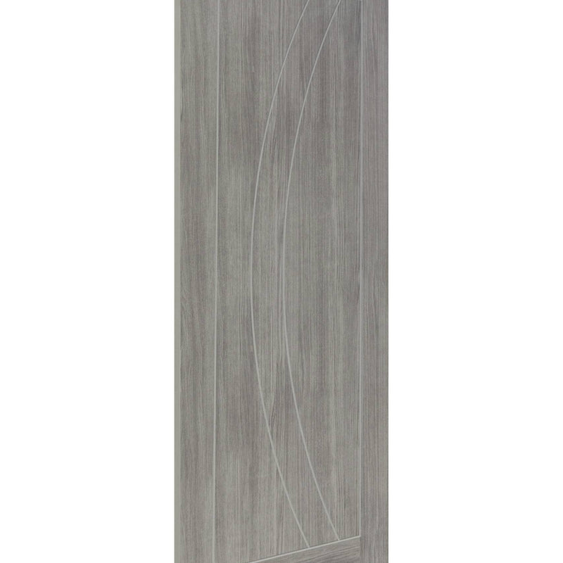Internal White Grey Salerno Prefinished Panelled Fire Rated Door